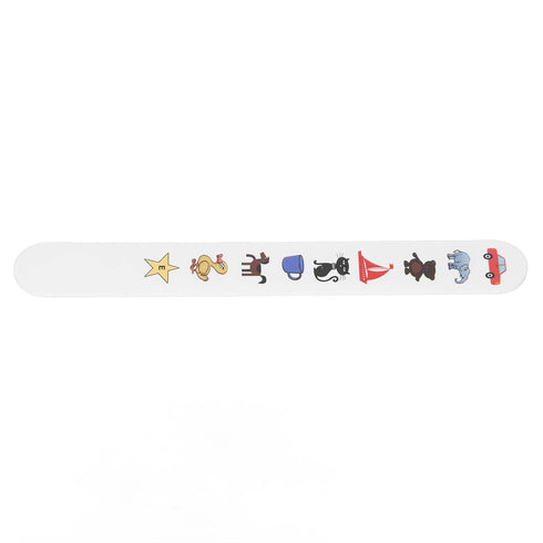 Check Vision Tester Stick, ANGGREK Kids Fixation Stick Vision Tester Clear Colorful Animal Patterns Waterproof Coating Thicken Eye Test Card(No.1)...