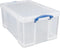 REALLY USEFUL OFFICE BOX CLEAR 64LT 64C...