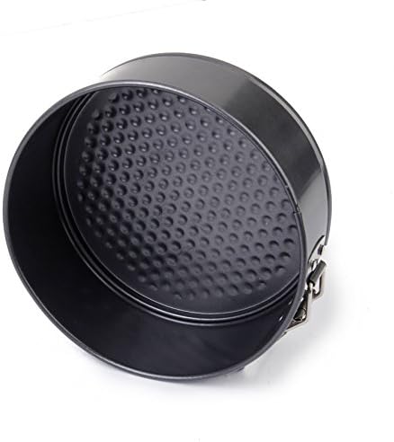 8 inch circular Springform interlocking and leak- proof seal carbon baking C ake Pan...
