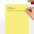 LUXPaper 8.5" x 11" Paper | Letter Size | Pastel Canary Yellow | 60lb. Text | 50 Qty...