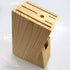 Wooden Knife Block Countertop Knife Holder Knife Organizer with Scissors-Slot for Kitchen...