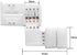 LED Connector, 10pcs L-Boards 20pcs 4-pin Connection Clips, Suitable for 4-pin Multi-Color 10mm LED Strip Lights...