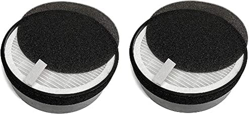 Nispira True HEPA H13 Air Filter Replacement Compatible with hOmeLabs Compact Air Purifier HME020248N with Night Light Office Bedroom, 2 Units...
