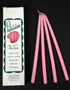 D'light Online Patrician 10 Inch Hand Dipped Skinny Taper Candles (Set of 12, Pink)...