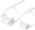 100 Pcs Cable Zip Tie Saddle Type Mounts Base with 8" Cable Ties Tapping Screw, Wire Cable Clips Organizer Holders Clamps White...