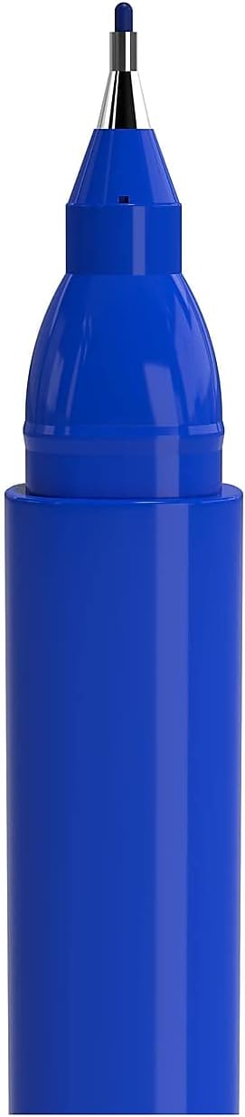 STAPLES TRU RED Permanent Markers Ultra Fine Tip Blue Dozen...