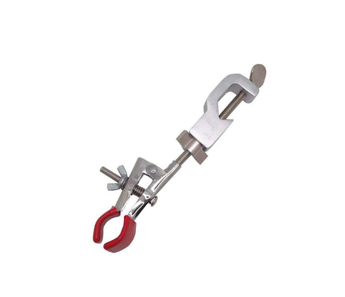 United Scientific™ UNSBR01 Stainless Steel Burette Clamp with Bosshead/Test Tube Holder, Opens up to 45mm, 1 Each...