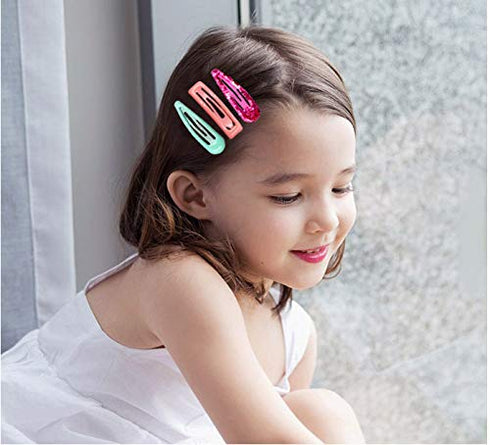 CÉLLOT 88 Pieces 2 Inch Snap Hair Clips No Slip Metal Hair Clip Barrettes for Girls Toddlers Kids Women...