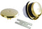 Kingston Brass DTT5302A2 Match Touch-Toe, Tub Drain Kit, Polished Brass...