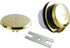 Kingston Brass DTT5302A2 Match Touch-Toe, Tub Drain Kit, Polished Brass...