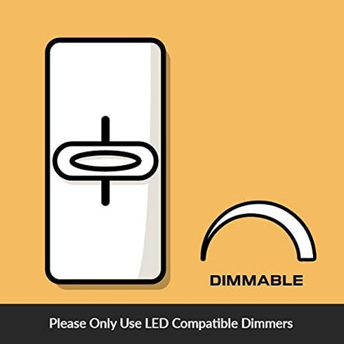 Simba Lighting LED E11 T4 Mini-Candelabra JD Light Bulb 5W 40W to 50W Halogen Replacement (4 Pack) 88SMD2835 Corn JDE11 120V for Chandeliers, Scon...