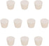 StonyLab Solid Rubber Stoppers, 10-Pack 7# White Tapered Lab Seal Rubber Stoppers, Fits StonyLab 250ml Erlenmeyer Flask...