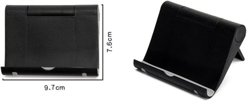 Cell Phone Stand for Desk, Foldable Cell Phone Holder Mobile Phone Dock Multi-Angle Universal Adjustable Tablet Holder Compatible with Most Cell P...