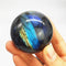 60mm Healing Crystal Natural Labradorite Ball Crystal Sphere with Wood Stand...