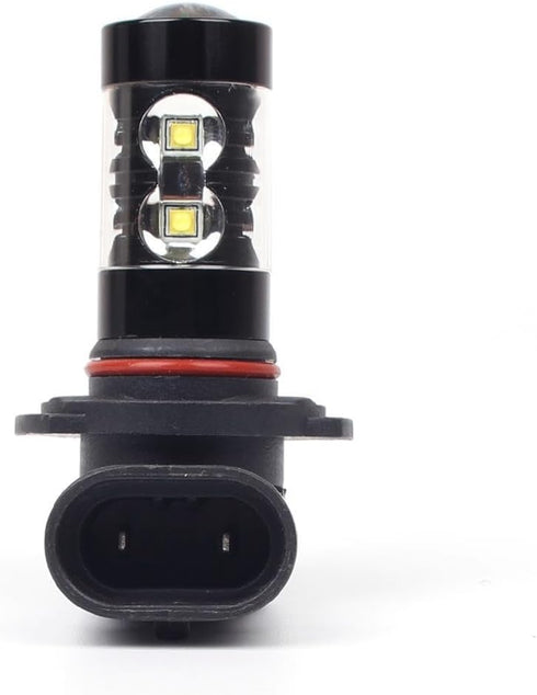 Alla Lighting 2400 Lumens 9006 HB4 LED Fog Lights Bulbs, 6000K Xenon White Super Bright Fog Lamps Replacement for Cars, Trucks...