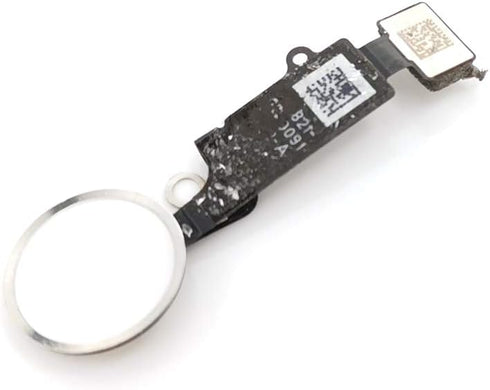 Home Button Key Fingerprint Touch ID Flex Cable Assembly Replacement for iPhone 7 and 7 Plus (Silver)...