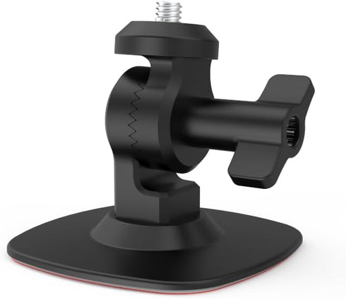 Flexible Adhesive Helmet Mount for insta360, Motorcycle Windscreen Camera Mount with Gear & Carbon Firber Extention Rod Compatible with insta360 X...