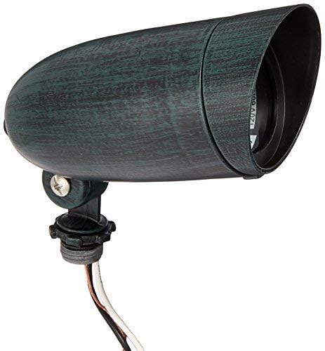Nuvo SF76/655 One Light Flood Outdoor Security and Landscape Floodlight, 50W/120V, 6 in, Antique Verdi...
