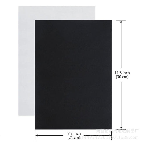 Adhesive Felt Sheet Black Felt 8.3x11.8in 1mm Fabric Adhesive Sticky Back Felt Sheets for Art and Craft Making (5PCS)...