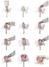6PCS Cake Flower Nail and Flower Lifters Set, Stainless Steel Cake Cupcake Decor Baking Tools for Icing Flowers Decoration (4 Sizes)...