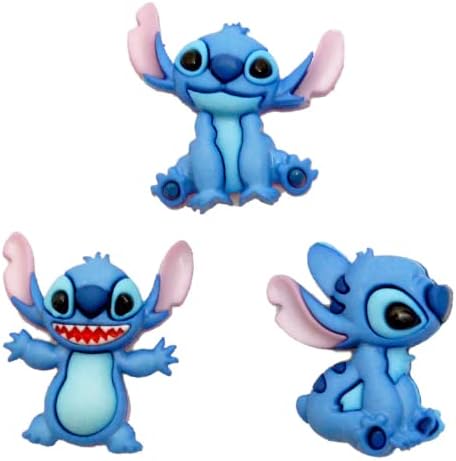 Disney Lelo & Stitch Buttons & Embellishments by Dress it Up - Stitch - 3 Pieces...