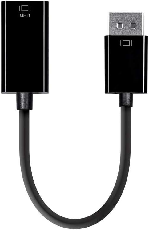 Monoprice DisplayPort 1.2a to HDMI Active Adapter - UHD, 4K@60Hz Black...
