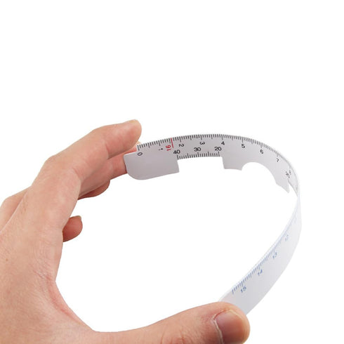 4 Pack Pd Ruler Pupil Measurement Tool, Pupil Ruler Printed 2 Sides for Left-Hand or Right-Hand Plastic Use, Pupillometers for Measuring Pupillary...