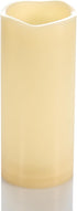 Outdoor Waterproof Candles Battery Operated 3'' x 7'' Flameless Pillar Candle with Timer Flickering Plastic Electric LED Lights for Wedding Party ...