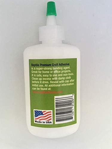 REPTILE Premium Craft Adhesive 2 oz Dries Clear-Order and Ship above 40 Degrees F...