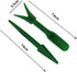 Green Mini Garden Hand Succulent Transplanting Tools,Widger Plastic Seedlings Dibber Sowing Digging Mini Garden Hand Tools for Home Garden,Pack of...