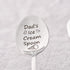 Dad Ice Cream Spoon Birthday Fathers Fay Gifts from Daughter Son Dad Gifts for Mens Retirement Gifts Bonus Dad Father in Law Christmas Gifts Ideas...