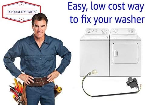 3949247 Washer Lid Switch Replacement part by DR Quality Parts - Exact fit for Whirlpool & Kenmore Washers - Replaces 3949237, 3949239, 3949240
