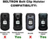 BELTRON Holster for DuraXV, DuraXE Epic, DuraXA - Heavy Duty Rotating Belt Clip Holder Case for Kyocera DuraXE Epic E4830 AT&T/FirstNet, DuraXV Ex...