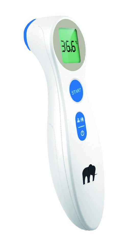 Forehead Thermometer, No Touch Home Use Digital for Adult & Kids, Sleek Infrared Temporal Fever Thermometer Fast and Accurate Reading with Backlig...