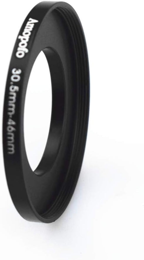 30.5mm to 46mm Camera Filters Ring Compatible All 30.5mm Camera Lenses or 46mm UV CPL Filter Accessory,30.5-46mm Camera Step Up Ring...