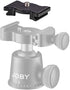 JOBY QR 3K PRO Plate, Compact Replacement Plate for GorillaPod 3K PRO, Arca-Swiss Compatible for 3K Ball Head, Holds Premium Mirrorless Cameras, f...