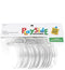 Playside Creations VBS and Camp Crafts, Plastic Button Key Chain, 2. 75 Inches Diameter, White, 16 Count...