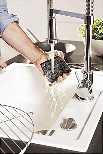 Vileda Glitzi Power INOX Steel Sponge for Stubborn Dirt, 2 Pieces...