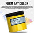 Jacquard Fabric Paint for Clothes - 8 Oz Textile Color - Orange - Leaves Fabric Soft -Permanent and Colorfast- Professional Quality Paints Made in...