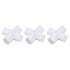 YOKIVE 3 Pcs Magnetic Stir Bar, PTFE Coated Cross Type Stirrer | Great for Lab Liquid Solution Stirring Mixing(White, 0.79-Inch)...