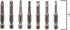 12 Piece Screwdriver Bit Set - 2 Inch Drill Bit Driver Set - Magnetic Impact Screwdriving for Use with Power Drills and Drivers...