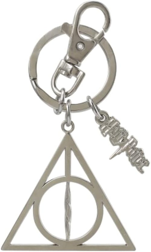 Monogram International Harry Potter Deathly Hallows Pewter Key Ring...