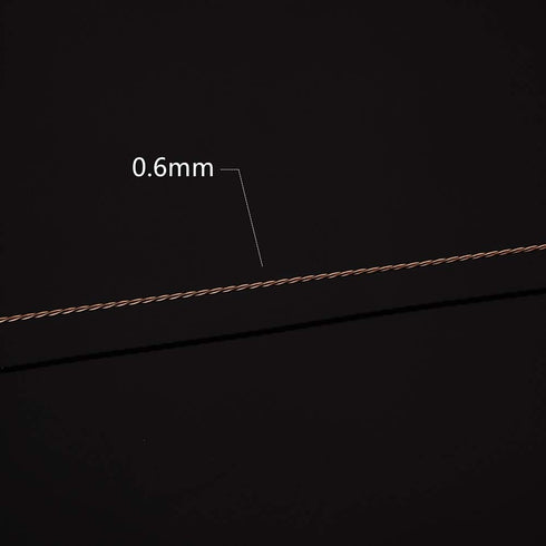 BENECREAT 22 Gauge Tarnish Resistant Twist Copper Jewelry Wire for Necklace Bracelet Making and Other Handmade Project, 33-Feet/11-Yard...