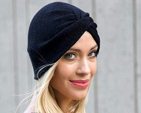 Women's Sleep Turban Pre Tied Cotton Chemo Cap Beanie Turban Headwear for Cancer Patients...