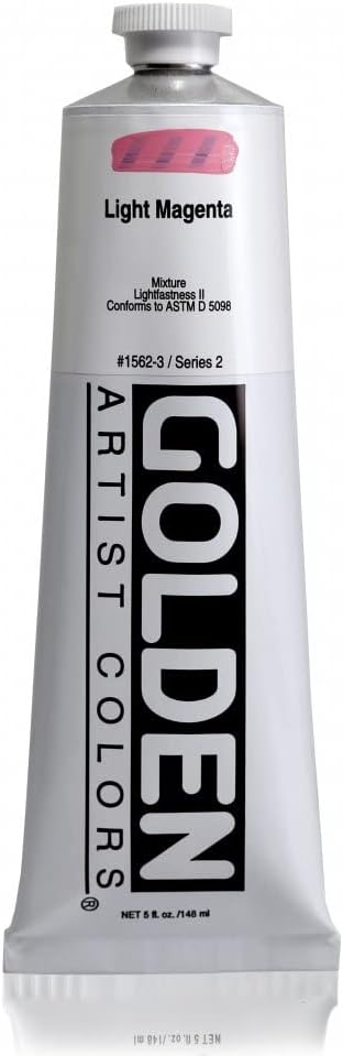 Golden Artist Acrylic, 5 Ounce Tube, Light Magenta (1562-3)...