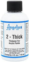 Angelus 2-Thick Acrylic Paint Additive To Thicken Creating 3D Flexible Clay Art For Shoes, Boots, Bags, Cavas Art, & More- 4oz...
