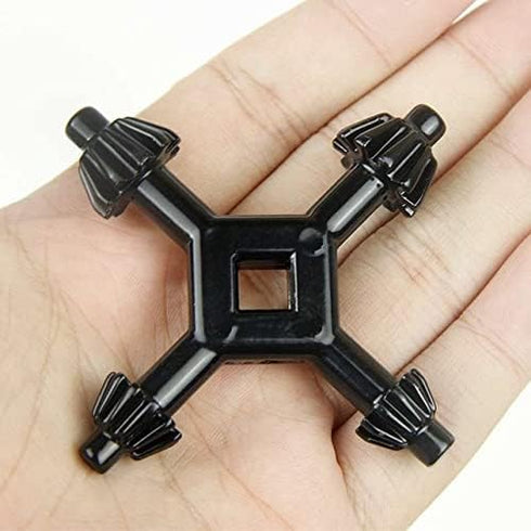 4 in 1 Drills Chuck Key 4 Way Multifunctional Steel Fit Handheld Universal Chuck Key Power Drilling Tool for Most Drills and Power Tools...