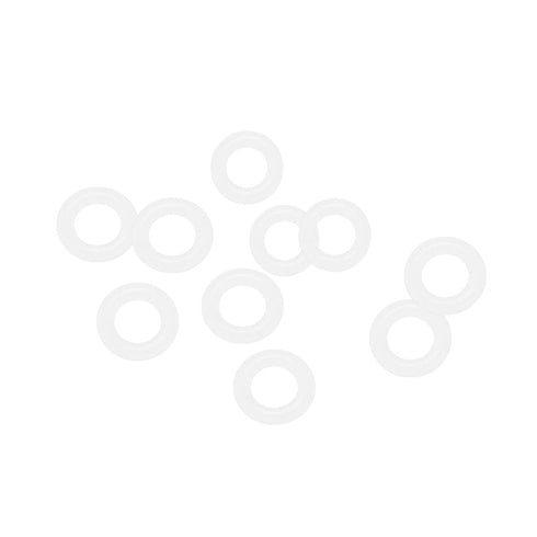 uxcell Silicone O-Rings, 11mm OD 6.2mm ID 2.4mm Width VMQ Seal Gasket for Compressor Valves Pipe Repair, White, Pack of 10...