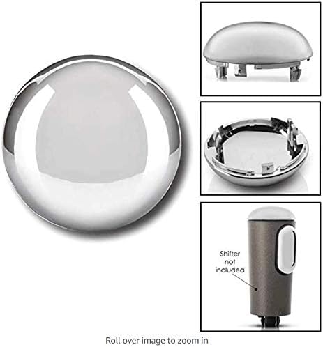 BASIKER F150 Shifter Knob Chrome Cap for 2004 2005 2006 Ford F-150 Patent Pending with Stronger Clips - Install in Seconds - Triple Chrome Plated...