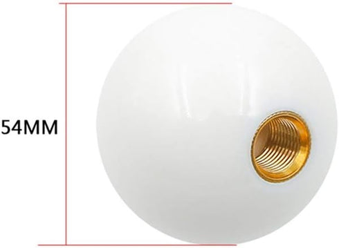 Gear Shift Knob Ball Car Shift Knobs Gear Shifter Knob with 3 Adapters fit for Most Manual Transmission or Automatic Transmission Without Lock But...